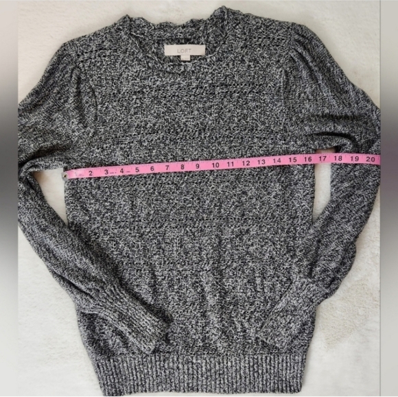Loft Knit Scalloped Neck Sweater - Picture 3 of 6
